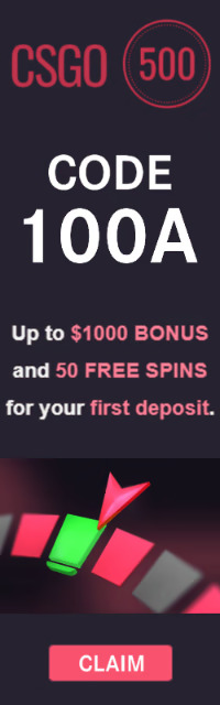 claim your free CSGO500 promo bonus now