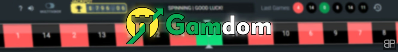 Gamdom Title Banner